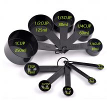 5/10 stücke Set Kunststoff Messlöffel Messbecher mit Waage Küchen mehl Wiegen Pulver Zucker Schaufel Teelöffel Messwerk zeuge