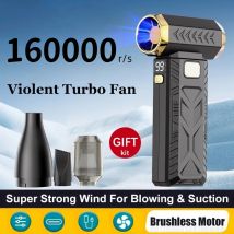 160000 giri/min Violento Ventilatore Super Potente Ventilatore di Aria Aspirapolvere 2in1 Per Pulitore Polvere Brushless Turbo Vento Forte