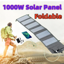 Pannello solare 1000W USB Type-C ricarica del telefono cellulare impermeabile escursionismo all'aperto campeggio pannello di ricarica della banca della batteria portatile