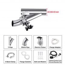 Samger 2 / 2.25 / 2.5 Zoll elektrischer Edelstahl Auspuff Ausschnitt ausgeschnitten Abfallventil