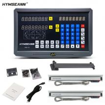 Nuovo SNS-2V Lettura digitale DRO a 2 assi Display AC110V/220V e 2 pezzi Encoder scala lineare 0-1000mm per fresatrice tornio