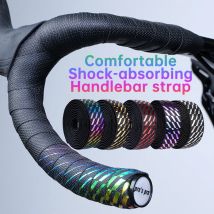 1Pair Road Bike Handlebar PU Tape Anti Slip Silica Gel Handlebar Tape Shock Absorption Cycling Bar Tape Bicycle Accessories Tape