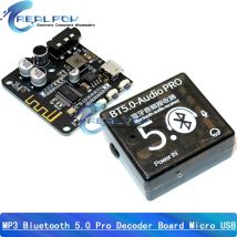 Mini Bluetooth 5,0 Decoder Board Audio Empfänger BT 5,0 PRO MP3 Verlustfreie Player Wireless Stereo Musik Verstärker Modul Mit Fall