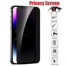 Anti-Spionage-Displayschutz für iPhone 15 14 13 12 11 Pro Max 13 Mini Privacy gehärtetes Glas für iPhone 15 14 8 Plus X XR XS Max