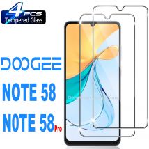Für DOOGEE Note 58/Note 58 Pro Displayschutzfolie aus gehärtetem Glas