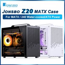 Jonsbo z20 matx fall 20l abnehmbares tragbares desktop mini pc chassis unterstützt 363mm grafikkarte wasser gekühlte atx power