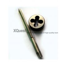 1set Left thread Trapezoidal tap LH Round Die Tr8 Tr10 Tr12 Left hand Screw taps dies Tr14 Tr16 Tr18 Tr20 T 8X2 8X3 10X2 14X3