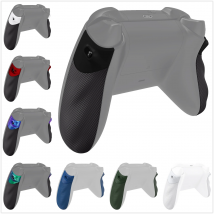 eXtremeRate FLEXOR Rubberized Side Rails Grips Trigger Stop Kit for Xbox Core Wireless Controller, Trigger Stopper Handle Grips