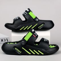 Sommer Herren Massage-Hausschuhe Outdoor-Sandalen Strand Komfortable Slides Indoor Freizeitschuhe EVA Clogs Herren-Sandalen Große Größen 47 48