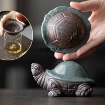 Keramik Schildkröte Tee-Set Filter Niedliche Tierstatuen Heimdekoration Kung Fu Tee-Set chinesisch