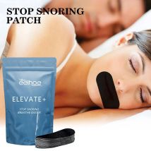 Smettere di russare Patch per la correzione della respirazione del naso Migliora il sonno Promozione dell'alito migliore Nastro per ortesi portatile per la bocca del sonno notturno