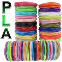Filamento PLA per materiale da stampa penna 3D per bambini 10/20/30 diametro rotolo 1.75mm 100M/150M/200M ricarica in plastica sicura inodore