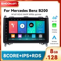 Android 14 Autoradio Multimediale Per Mercedes Sprinter W906 Benz B200 Classe AB W245 W169 Viano Vito W639 8GB 128GB GPS 4G Wifi