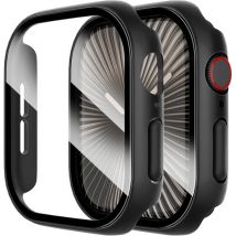 Glas + Abdeckung für Apple Watch 46 mm 44 mm 40 mm 49 mm 41 mm 45 mm 42 mm Zubehör Displayschutzfolie iwatch Serie 10 9 8 7 6 SE Ultra Case