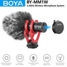 BOYA BY-MM1W microfono senza fili per fucile per iPhone smartphone Android videocamere DSLR registrazione Video Youtube Live Streaming