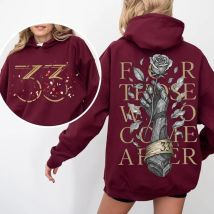 Felpa con Cappuccio da Gamer con Citazione 'Expedition 33 for Those Who Come After' di Gustave Clair Obscur, Abbigliamento Tributo al Gioco per Donne