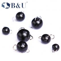 Ciężarki wędkarskie z wolframu B&U, wolframowe czeburaški, głowice jigowe typu Swing do połowu na miękkie przynęty, akcesoria wędkarskie