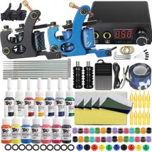 Tattoo Spule Maschine Kit Professionelle Tattoo Liner Shader Maschine Set mit Nadeln Netzteil Zubehör Tattoo Anfänger Set