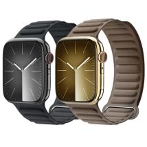 Magnetschlaufe für Apple Watch-Armbänder 44 mm, 40 mm, 49 mm, 45 mm, 41 mm, 38 mm, fein gewebtes Armband, iWatch-Serie 9, 8, 6, 5, 4, 7 SE Ultra 2