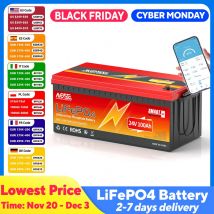 MOSEWORTH 24V 100Ah LiFePO4 Batteria Al Litio Ferro Fosfato Batterie Bluetooth Incorporate BMS 8000+ Cicli Per Barca Solare