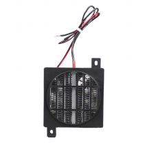 106*80mm 12V 100W Heater With Fan Thermostat Heater Blower For Incubator Ptc Ceramic Thermistor Insulation Fan Heater