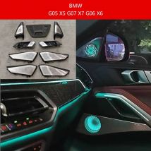 11 Farben LED-Lautsprecher abdeckung für BMW G05 G07 X5 X7 G06 X6 Mittel töner Hifi Musik Stereo Horn Umgebungs licht dekorieren Refit