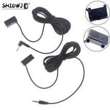 Car Audio Clip Microphone 3.5mm Jack Plug Wired External Mini Mic Overhead Console For Aftermarket Android Multimedia