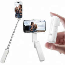 Mini selfie stick pieghevole 360 °   Supporto per rotazione Supporto per telefono cellulare per fotocamera esterna Foto Telefono retrattile Selfie Stick