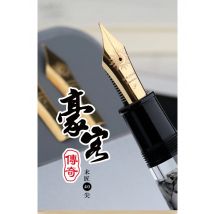 MAJOHN 40 Type 8 Gold Plated BOCK Silver Smooth Surface High Temperature Grade Ultra Large Bright Sharp Pen Tip