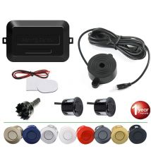 Hippcron Car Parking Sensor Kit 2 Sensors 22mm LED Screen Reverse Radar Sound Alert Indicator System 8 Colors