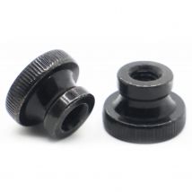 M3 M4 M5 M6 M8 M10 DIN466 GB806 Black Zinc-plated Steel Knurled Thumb Hand Nut 3D Printers Parts Curtain Wall
