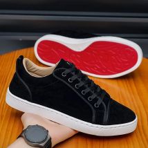 Luxury Suede Shoes Man European Station Men's Sneakers Skateboard Shoes Versatile Trendy Couple's Casual Fashion Leisure Shoes