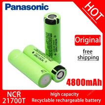 Original Panasonic NCR21700T 4800 mah 3,7 V Hohe Kapazität Lithium-Akkus Zelle Für Taschenlampe Power Bank Spielzeug