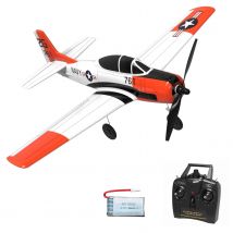 VOLANTEXRC T28 Trojan RC Flugzeug 2,4G 4CH EPP Schaum RC Warbird Fighter mit Xpilot Self Righting One Key Kunstflug RC Flugzeug