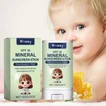 Sonnenschutz-Stick-Bar, Lichtschutzfaktor 50, Anti-UV-Block, Outdoor-Aktivität, feuchtigkeitsspendend, Ölkontrolle, wasserdicht, schweißfest, Sonnencreme für Kinder und Erwachsene