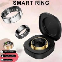 NEU Smart Ring Bluetooth Gesundheitsmonitor Blutsauerstoff Schlaf Herzfrequenz Multisportmodus Wasserdicht IP68 & 5ATM Ringe Geburtstagsgeschenke