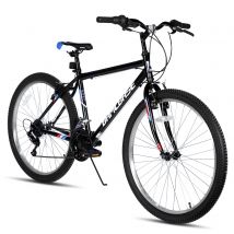 HILAND 24 26-Zoll-Mountainbike für Männer und Frauen, 18-Gang-Rahmen aus Kohlenstoffstahl, Sport-Radfahren, MTB-Fahrrad für Erwachsene, Studenten