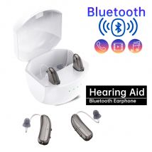 Audífonos recargables para sordos, audífono Bluetooth de alta potencia, amplificador de sonido Digital de 10 canales, cancelación de ruido