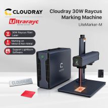 Cloudray 30 W 50 W 60 W Faserlaserbeschriftungsmaschine zum Gravieren von Edelstahl, Aluminium, Silber, Gold, Schmuck, Haustiermarke