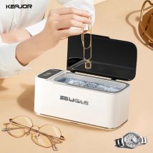 Ultrasonic Cleaner 35W Ultrasound Glasses Cleaning Machine 46KHZ High Frequency Portable Ultrasonic Washing Bath for Jewelry