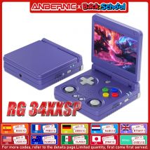 Anbernic RG34XXSP 3,4-calowa konsola do gier IPS Linux 64-bitowa H700 czterordzeniowy LPDDR4 2 GB Retro odtwarzacz gier HD-Connect do telewizora RG 34XXSP