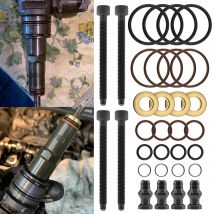 Für Ford VW Audi Seat Skoda 1,4/1,9/2,0 TDI Kraftstoff Injektor Düse Dichtung Kit 4Set 1417010997 038103385 Ein Bolzenbolzenschrauben für Einspritzdüsen