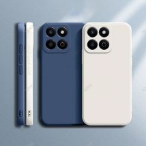 Custodia per telefono originale di base per Honor 200 Smart 5G 6.8 "Silicone liquido morbido quadrato Protezione per lenti classica Accessori per cover posteriore