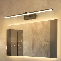 Nowoczesna lampa ścienna LED Sprzęt łazienkowy Lampa ścienna Trzy kolory światła Aluminiowa lampa łazienkowa Lustro łazienkowe Lampa do makijażu