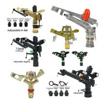1/2 3/4 1 1,5 2 Zoll Gewinde Big Covering Range Sprinkler Bauernhof Garten Bewässerung Bewässerung Regenpistole Metall Rasensprinkler
