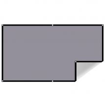 2025 High Brightness Portable Projection Screen Anti-Light Projector Curtain Metal Reflective Cloth Fabric 10-130 inch For HY300