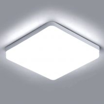 Plafoniera a LED quadrata 36 W, plafoniera 6500K Lampade bianche a LED Plafoniere per lampada Soggiorno, camera da letto, lampada da cucina