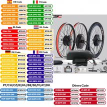 Kit de conversión de bicicleta eléctrica Csc 48V 1000W 1500W llanta Csc Mtx 20-29in 700C Motor de cubo de rueda 36V 250W 350W Kit de conversión de bicicleta eléctrica