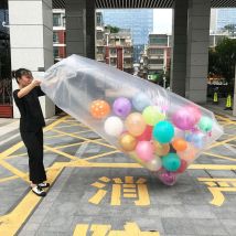 1/2/3 pezzi sacchetto per palloncini sacchetto di immagazzinaggio gigante 1.5x2.5m trasporto ballon trasparente grande sacchetto di plastica strumento albero di natale sacchetto di immagazzinaggio per