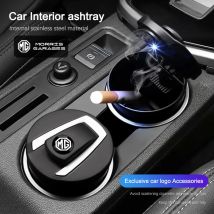Car Cigarette Ashtray Cup LED Light Portable Detachable For Morris Garages MG3 MG5 MG6 MG7 GT GS Hector HS ZS ZX EZS EHS MG3SW